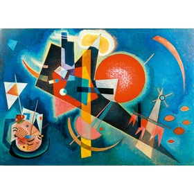 1000 PCS VASSILY KANDINSKY PUZZLES BLUEBIRD -2