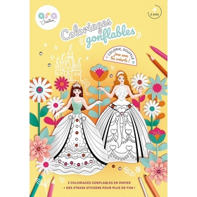 COLORIAGES GONFLABLES 2 PRINC. LIVRES ARA CREATIVE -1