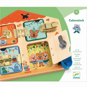 CABANALOCK 4 OUVERTURES JOUETS EVEIL DJECO -1