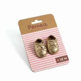 CHAUSSURES DOREES POMEA DJECO POUPEES DJECO -1