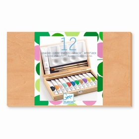 12 GOUACHES COFFRET ARTISTE JEUX CREATIFS DJECO -1