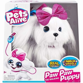 CHIOT LAISSE PETS ALIVE ELECTR PELUCHES DIVERS -1