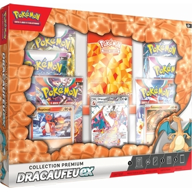 COFFRET PREMIUM DRACAUFEUEX CARTES COLLECTION POKEMON -1