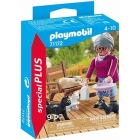 GRAND MRE AVEC CHAT FIGURINES PLAYMOBIL -1