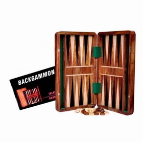 BACKGAMMON BOIS PLIABLE 30 CM JEUX SOCIETE DIVERS -1