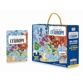 LIVRE + PUZZLE L'EUROPE LIVRES SASSI -1