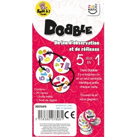 DOBBLE 1 2 3 JEUX SOCIETE ZYGO MATIC -2