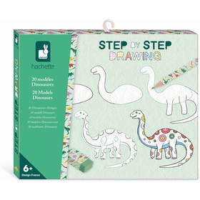 STEP BY STEP 20 MODELES DINOS JEUX CREATIFS JANOD -1