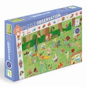 PUZ OBSERVATION SQUARE 3 ANS+ PUZZLES DJECO -1