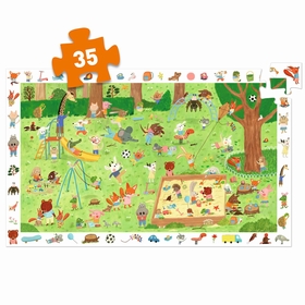 PUZ OBSERVATION SQUARE 3 ANS+ PUZZLES DJECO -2