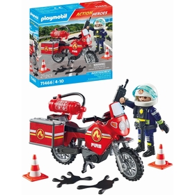 POMPIER ET MOTO 71466 FIGURINES PLAYMOBIL -1