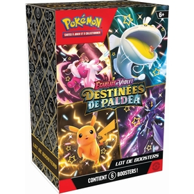 BUNDLE 6 BOOST DESTINEE PALDEA CARTES COLLECTION POKEMON -1