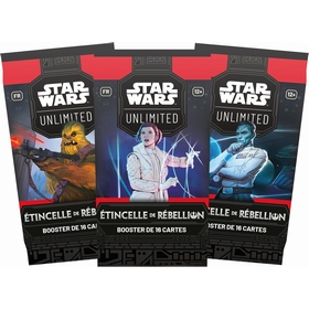 1 BOOSTER SW UNLIMITED SET 1 CARTES COLLECTION STAR WARS UNLIMITED -1