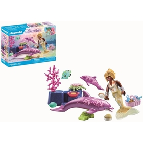 SIRENE AVEC DAUPHINS 71501 FIGURINES PLAYMOBIL -1