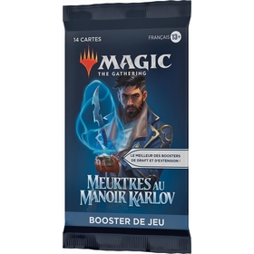 BOOSTER MEURTRES AU MANOIR CARTES COLLECTION WIZARD -1