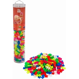 MEGA TUBE PLUPLUS NEON 240 PCS JEUX CONSTRUCTION PLUSPLUS -1