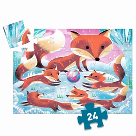 PUZZLE SILHOUETTE RENARD 3 ANS PUZZLES DJECO -2