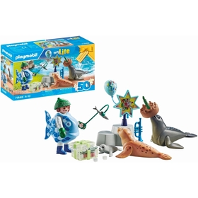 ELEVEUR ANIMAUX AQUA 71448 FIGURINES PLAYMOBIL -1