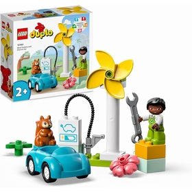 DUPLO EOLIENNE +VEH ELECTRQ JEUX CONSTRUCTION LEGO -1