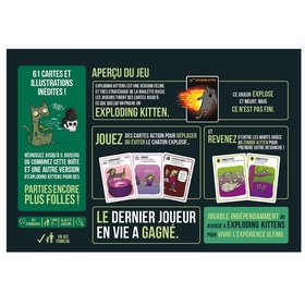 EXPLODING ZOMBIE KITTENS JEUX SOCIETE DIVERS -2