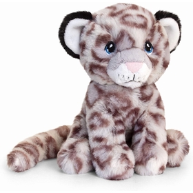 LEOPARD NEIGE KEELECO 18 CM PELUCHES DIVERS -1