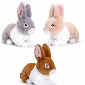 1 LAPIN 18 CM AU CHOIX PELUCHES KEELECO -1