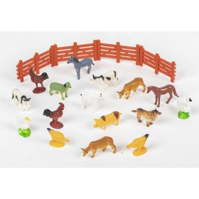 TUBE ANIMAUX FERME FIGURINES DIVERS -1