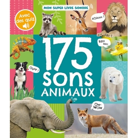 LIVRE SONORE 175 SONS ANIMAUX LIVRES AUZOU -1