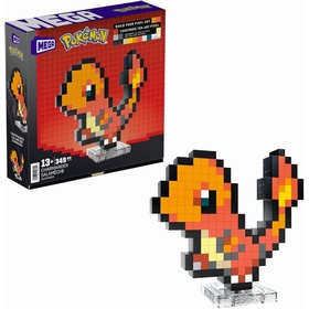 PIXEL ART 3D POKEMON SALAMECHE JEUX CONSTRUCTION DIVERS -1