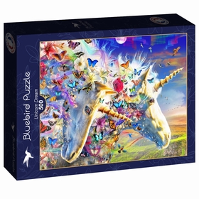 PUZZLE 500 PCS LICORNE PUZZLES BLUEBIRD -1