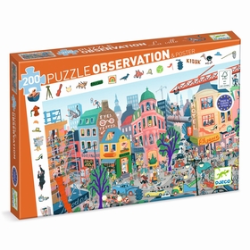 PUZ OBSERVATION VILLE 6 ANS PUZZLES DJECO -1