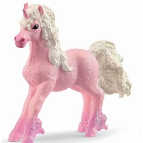 POULAIN LICORNE FLEURI FIGURINES SCHLEICH -1