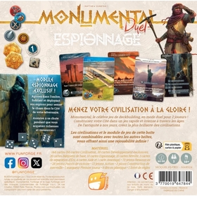 MONUMENTAL DUEL ESPIONNAGE JEUX SOCIETE FUN FORGE -2