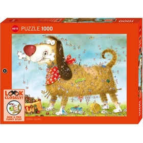PUZZLES 1000 CLOSELY DOG PUZZLES HEYE -1