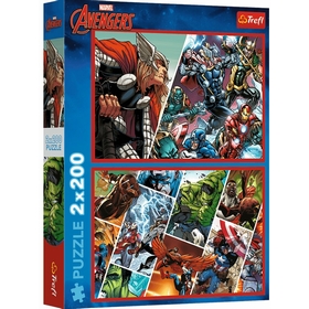 PUZZLES 2*200PCS MARVEL PUZZLES DIVERS -1
