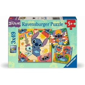 PUZZLES 3X 49 PCS STITCH PUZZLES RAVENSBURGER -1