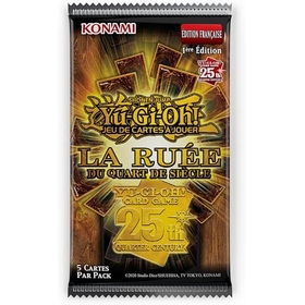 1 YU-GI-OH FR 25 AN. LA RUEE CARTES COLLECTION KONAMI -1