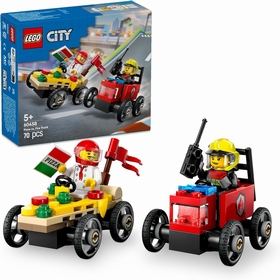 BOLIDES COURSE PIZZA 60458 JEUX CONSTRUCTION LEGO -1