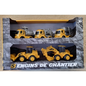 COFFRET 6 VEH TRAVAUX 12 CM VEHICULES DIVERS -1