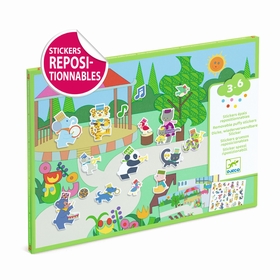 STICKERS REPOSITIONNABLES JEUX CREATIFS DJECO -1