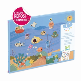 STICKERS REPOSITIONNABLES JEUX CREATIFS DJECO -1