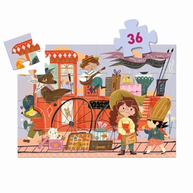 PUZZLE SILHOUETTE MILA 4 ANS PUZZLES DJECO -2