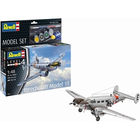 MAQUETTE AVION BEECHCRAFT 18 JEUX CONSTRUCTION REVELL -1