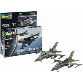 MAQUETTE 2 AVIONS TORNADO TWIN JEUX CONSTRUCTION REVELL -1