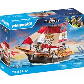 CHALOUPE BATEAU PIRATES 71418 FIGURINES PLAYMOBIL -1