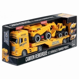 CAMION REMORQUE + 2 VEHICULES VEHICULES DIVERS -1