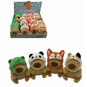 PELUCHE CAPIBARA CLIP CAGOULE PELUCHES DIVERS -1