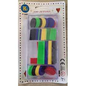 100 JETONS JEUX SOCIETE DIVERS -1