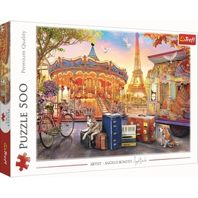 PUZZLES 500 VACANCES A PARIS PUZZLES TREFL -1