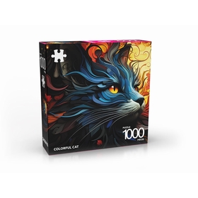 PUZZLES 1000 PCS COLORFUL CAT PUZZLES ABIGAMES -1